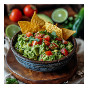 Póster Guacamole Stock Image