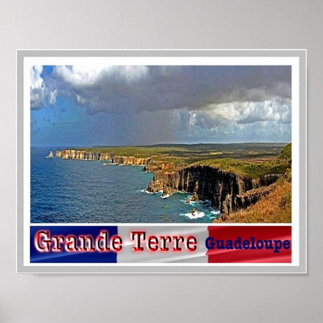 Poster Guadalupe - Grande Terre - (Frente)