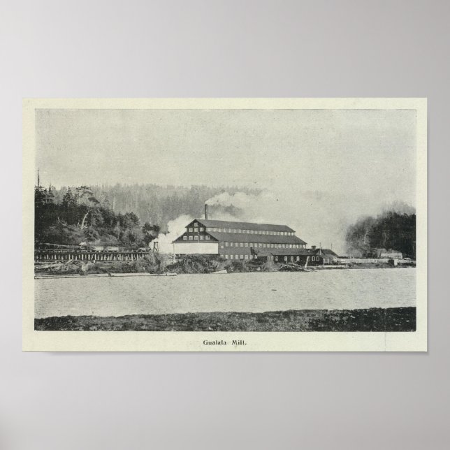 Póster Gualala Mill, Califórnia (Frente)
