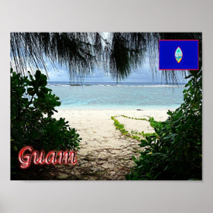 Poster Guam - Praia Ritidiana