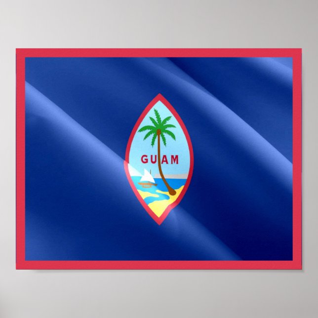 Poster Guam - Sinalizador de Onda - (Frente)