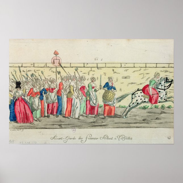 Póster Guarda avançada das mulheres indo (Frente)