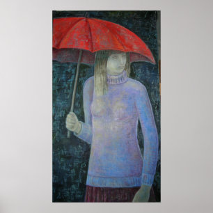 Poster Guarda-chuva vermelho 2013