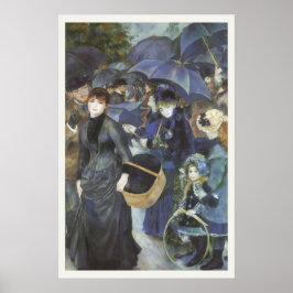 Póster Guarda-chuvas de Pierre Renoir, Impressionismo Vin
