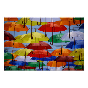 PÓSTER GUARDA-CHUVAS DO ARCO-ÍRIS