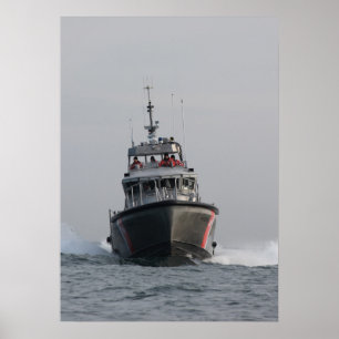 Poster Guarda costeira, barco salva-vidas a motor de 47 p