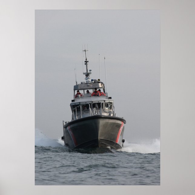 Poster Guarda costeira, barco salva-vidas a motor de 47 p (Frente)