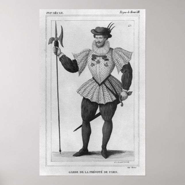 Poster Guarda da provação de Paris (Frente)