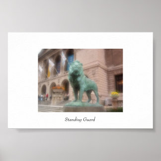 Póster Guarda de pé