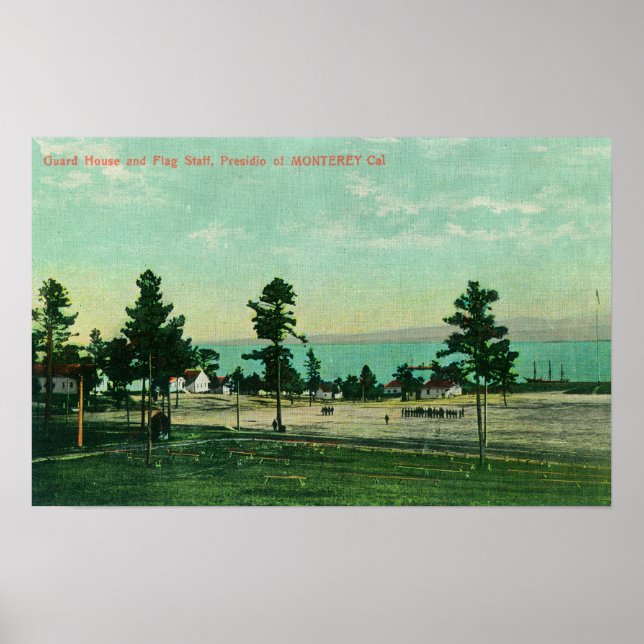 Póster Guarda, Funcionarios de Sinalizador do Presidio (Frente)