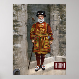 Poster Guarda Inglesa no Vestido Tudor