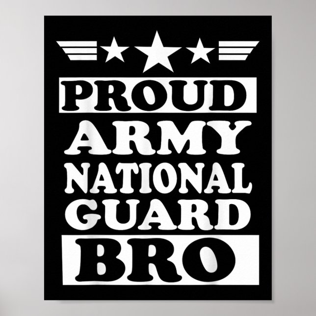 Poster Guarda Nacional Irmão do Exército Orgulhoso (Frente)