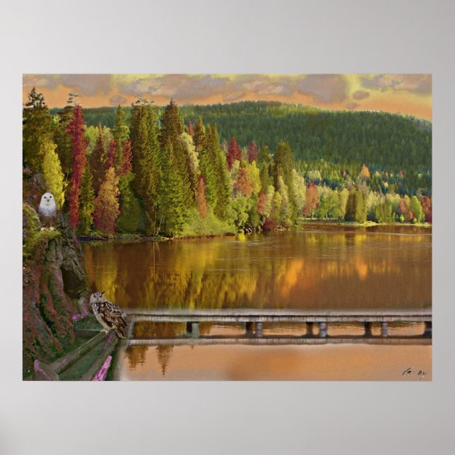 Póster Guardando O Lago (Frente)