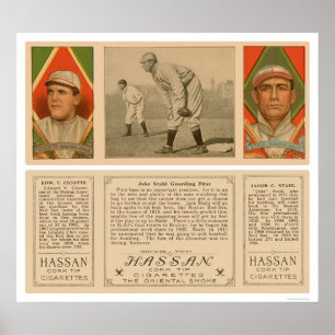 Póster Guardando o primeiro basebol 1912 de Red Sox