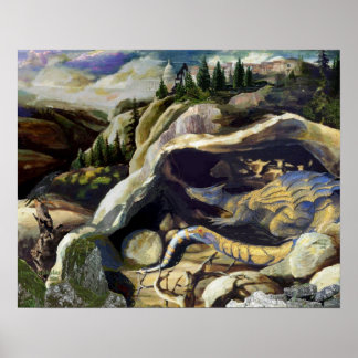 Póster Guardar o Dourado