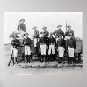 Póster Guardas do posto avançado, Cavite, Filipinas: 189