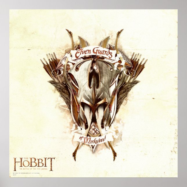 Poster Guardas elven do Weaponry Mirkwood (Frente)