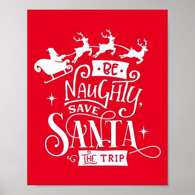 Poster Guarde Papais noeis De Trip De Natal (Frente)
