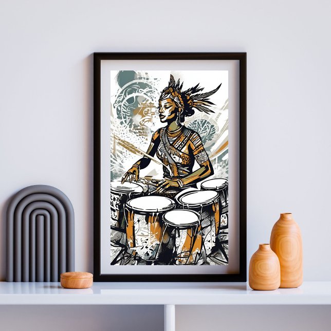 Poster Guardiã do Ritmo Eterno (Criador carregado)