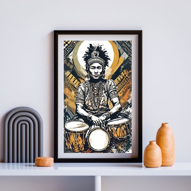 Poster Guardiã do Ritmo Sagrado (Criador carregado)