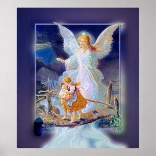 Poster Guardian Angel, Children and Bridge (Exclusivo)