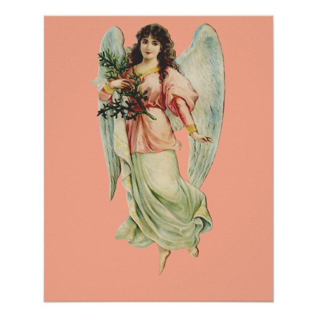 Póster Guardian Angel Divine Watchfulness & Grace Art (Frente)