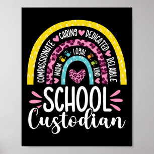 Poster Guardião da Bateria da Escola de Vida do Rainbow