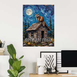Poster Guardião da Cabana: Vigília Noturna do Guaxinim