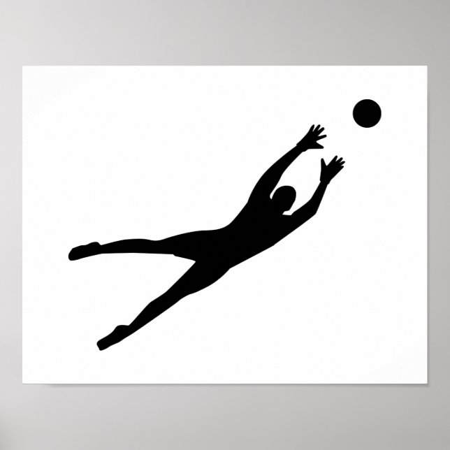 Poster Guardião de futebol (Frente)