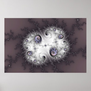 Poster Guardião de pedra - arte do Fractal