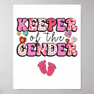 Poster Guardião Do Dia De São Valentim Revelação De Gêner
