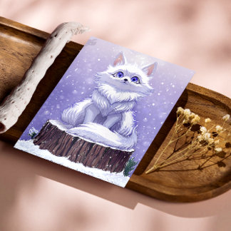 Póster Guardião do Inverno : Raposa ártica extravagante d