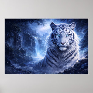 Poster Guardião do Tigre Branco ao Luar – Espírito da Fan