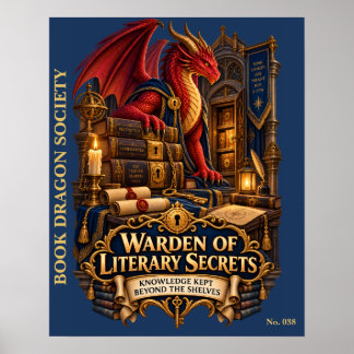 Poster Guardião dos Segredos Literários | Sociedade do Dr