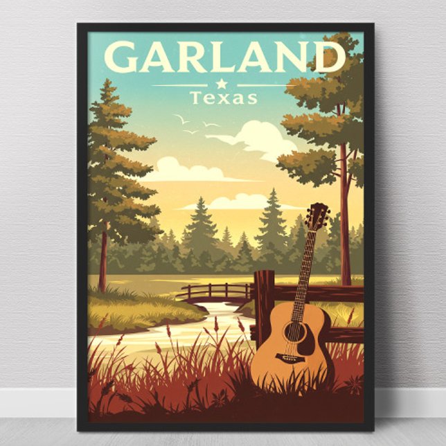 Poster Guarland Texas Antigo (Criador carregado)