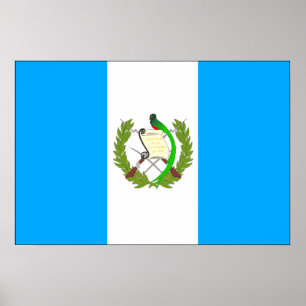 Poster Guatemala Flag