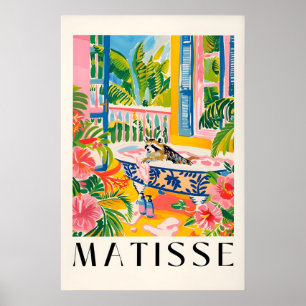 Poster Guaxinim na Banheira Arte Impressa Tropical Maxima
