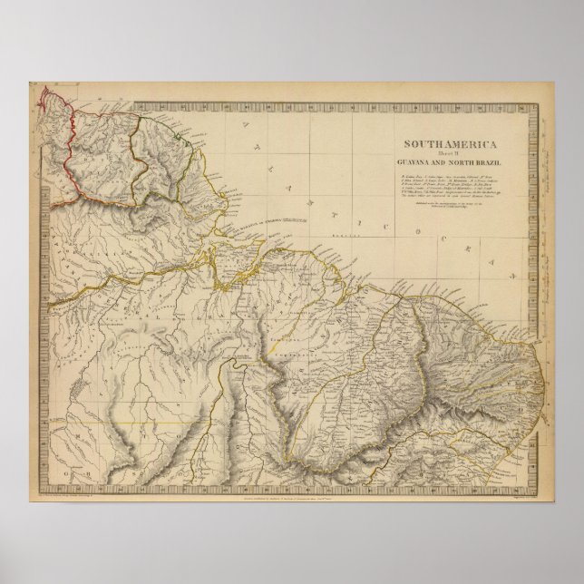Poster Guayana, N. Brasil (Frente)