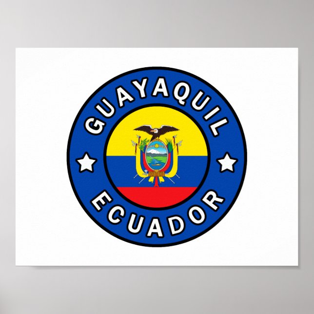 Poster Guayaquil Equador (Frente)