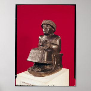 Poster Gudea, Príncipe de Lagash, dedicado a