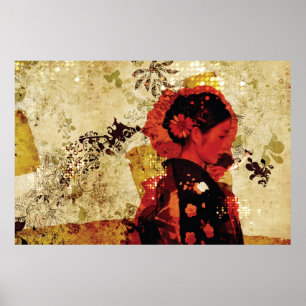Póster gueixa
