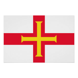 Póster Guernsey Flag
