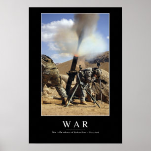 Póster Guerra: Citações inspiradas 1