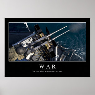 Póster Guerra: Citações inspiradas 3