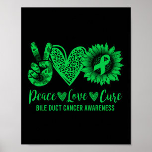 Poster Guerra da Consciência do Cancro do Canal Biliar do