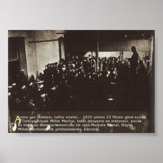 Póster Guerra da Independência Turca (Frente)