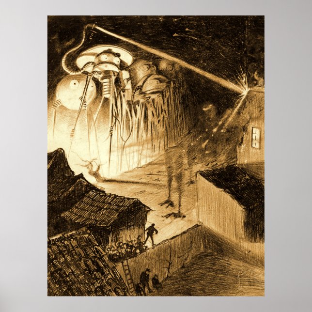 Poster Guerra Do Mundo - Raios De Calor Na Estrada Chobha (Frente)