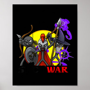 Poster Guerra Do Pau - Atreyos, Magikill E Archidon No