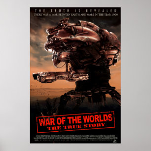 Póster Guerra dos mundos o cartaz cinematográfico