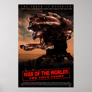Póster Guerra dos mundos o cartaz cinematográfico